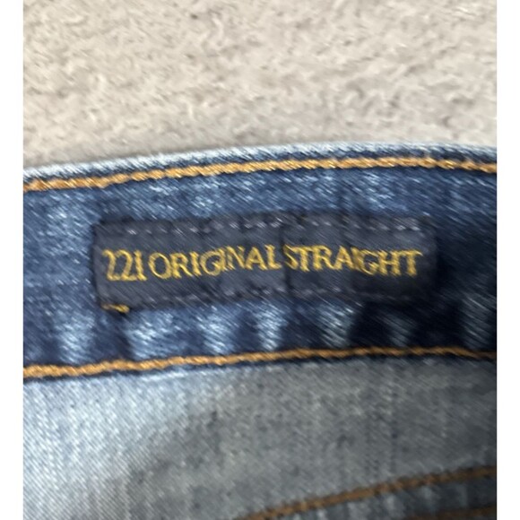 Lucky Brand Jeans Men’s Size 32x32 221 Original Straight Premium Italian Leather - Picture 9 of 16